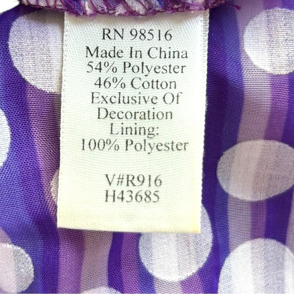 4/$20 Coldwater Creek Polka Dot Dress - Picture 6 of 6